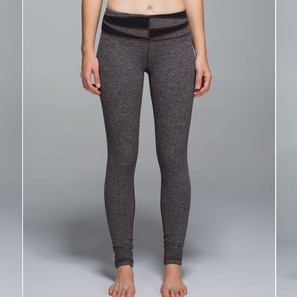 Lululemon Wunder Under Pant Herringbone size 6 - Picture 2 of 5